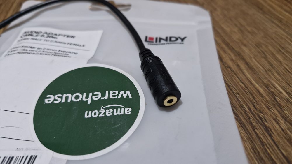 Adapter audio 3.5mm 2.5mm