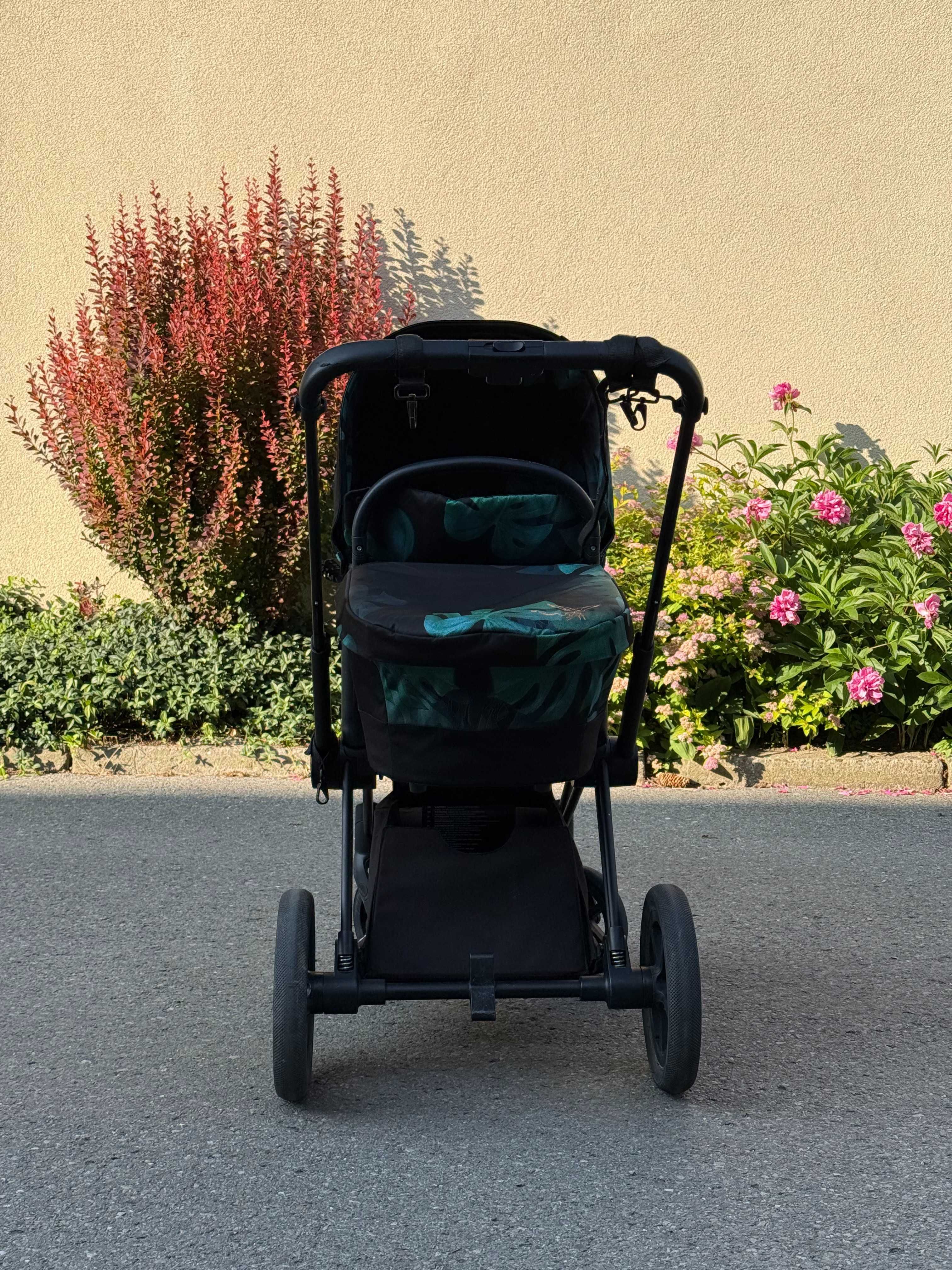 Wózek Cybex Priam 2.0 Platinum Birds Of Paradise, Fashion Collection