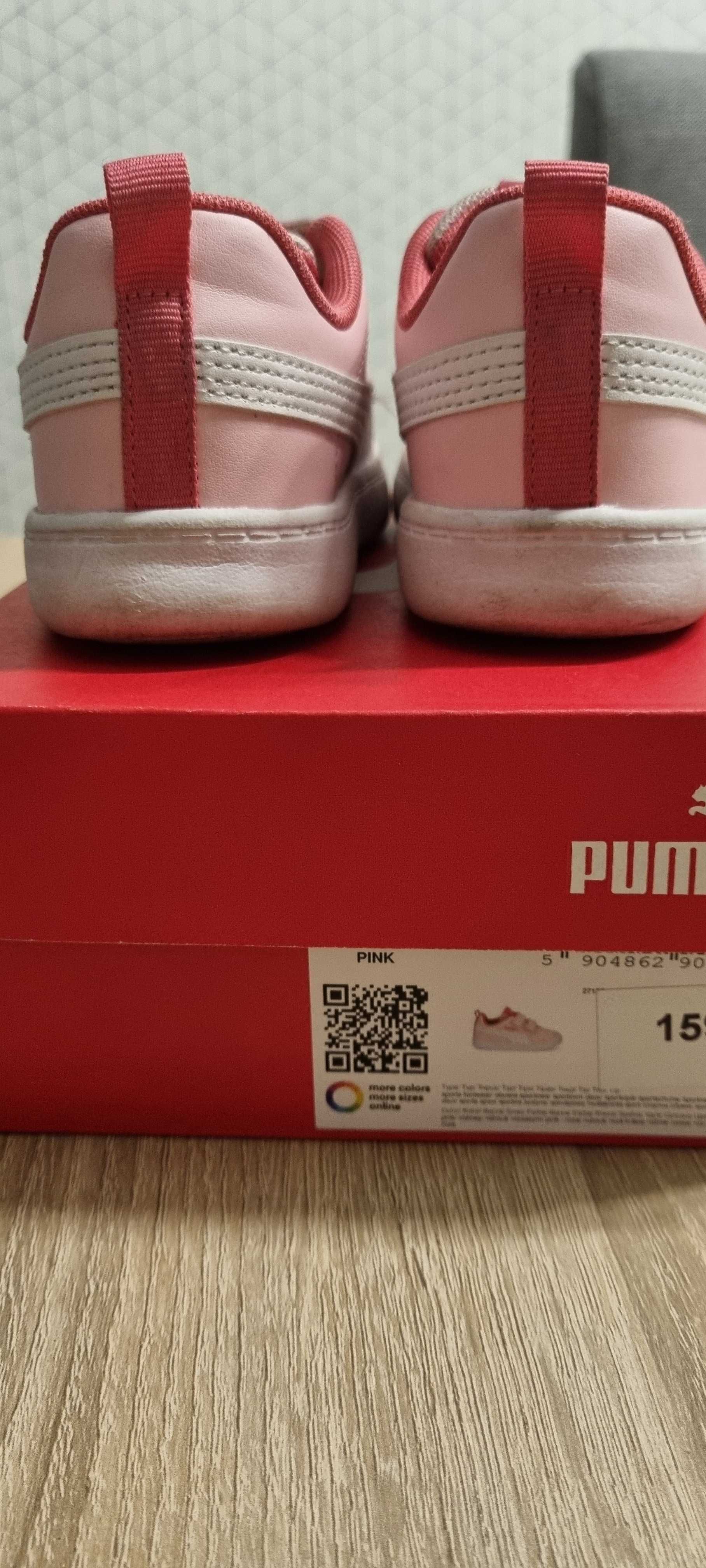 Adidasy Puma dla dziewczynki różowe rozm. 24