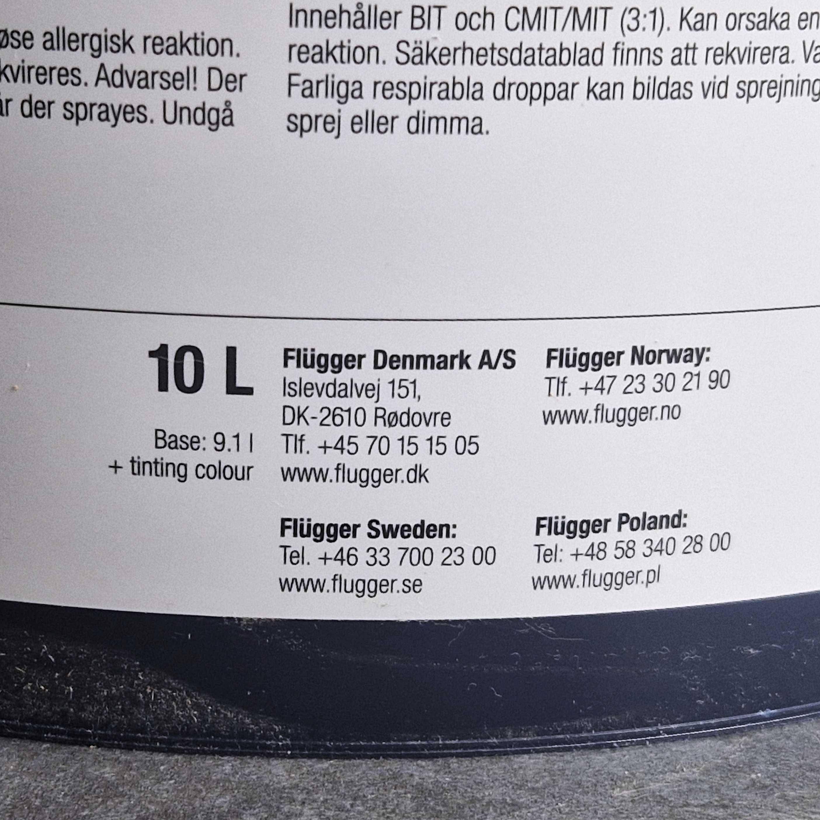 Farba marki Flugger Flutex Pro - biała