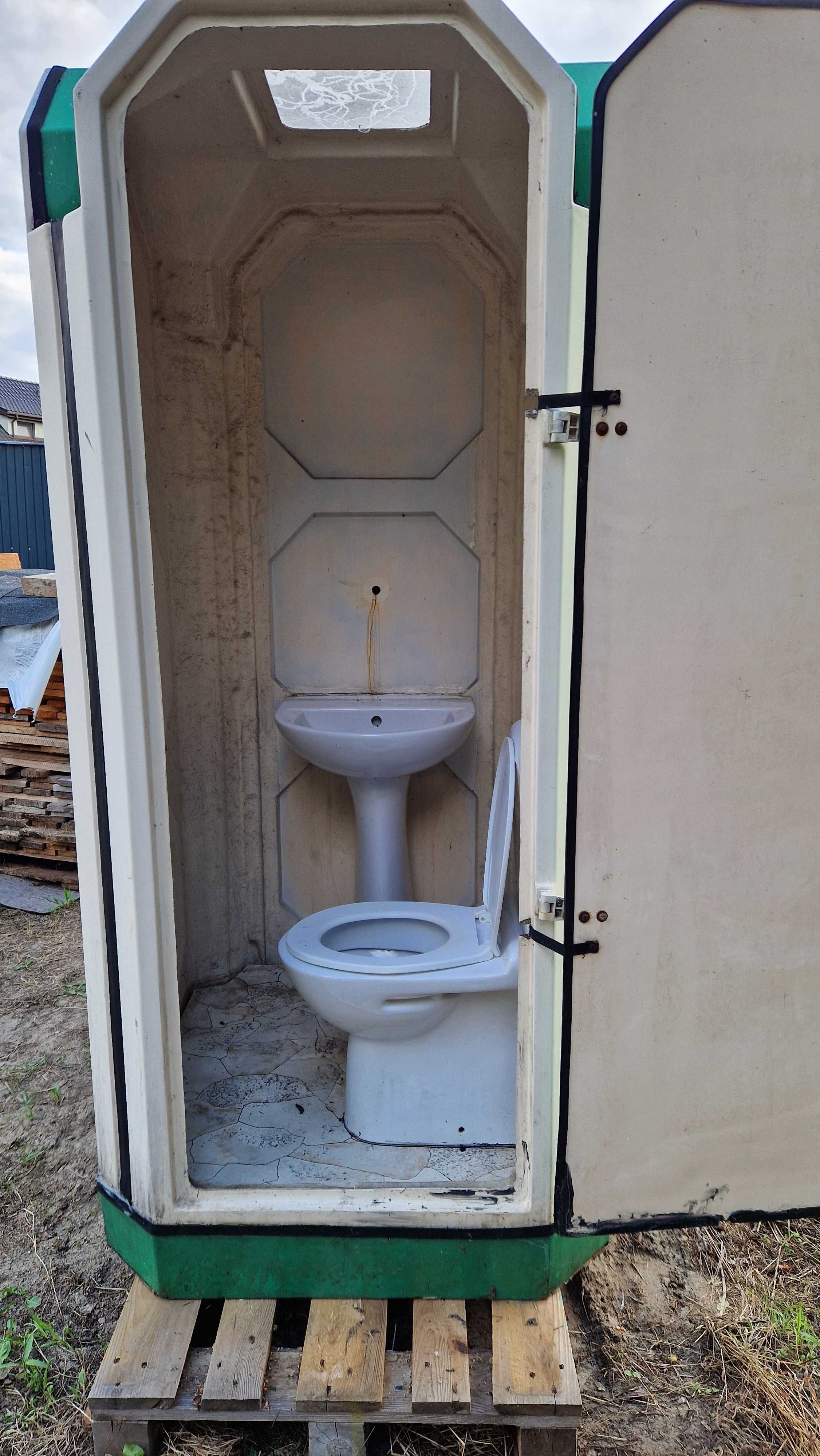 kabina sanitarna podwójna na toaletę WC toitoi