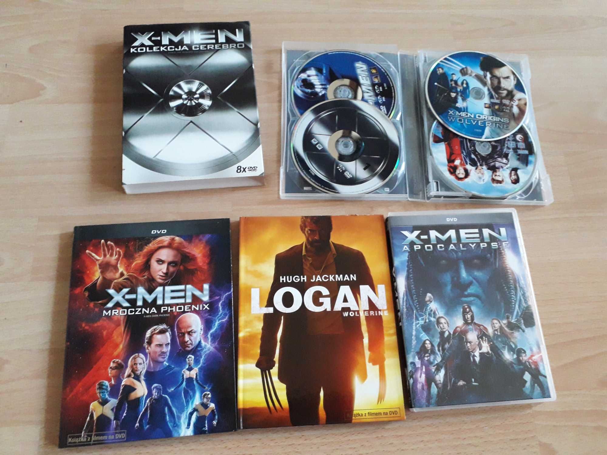 X-MEN dvd kolekcja komplet 10 części lektor pl