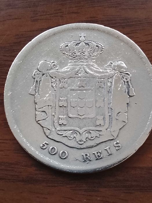 Moeda de 500 Reis de 1859, de D. Pedro V