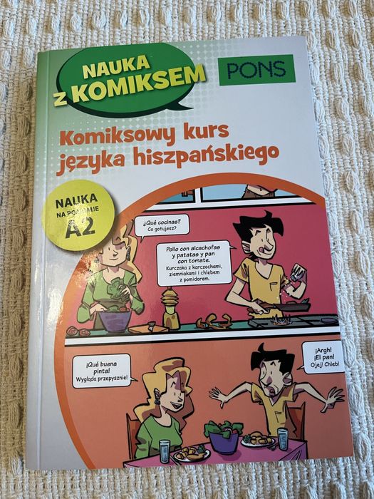Komiksowy kurs języka hiszpańskiego A2 Pons