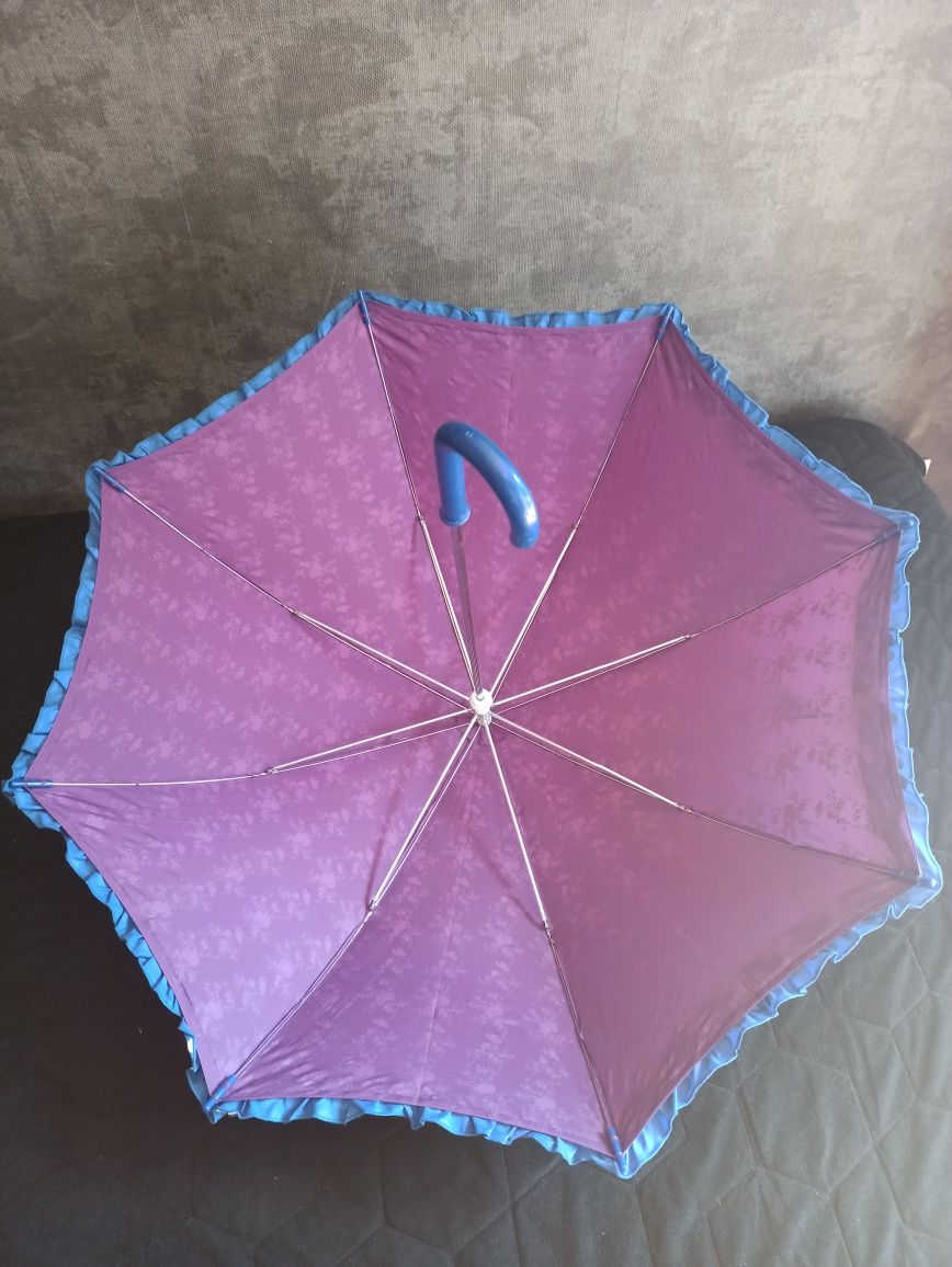 Urocza parasolka dziewczęca dziecięcą parasol z falbanka