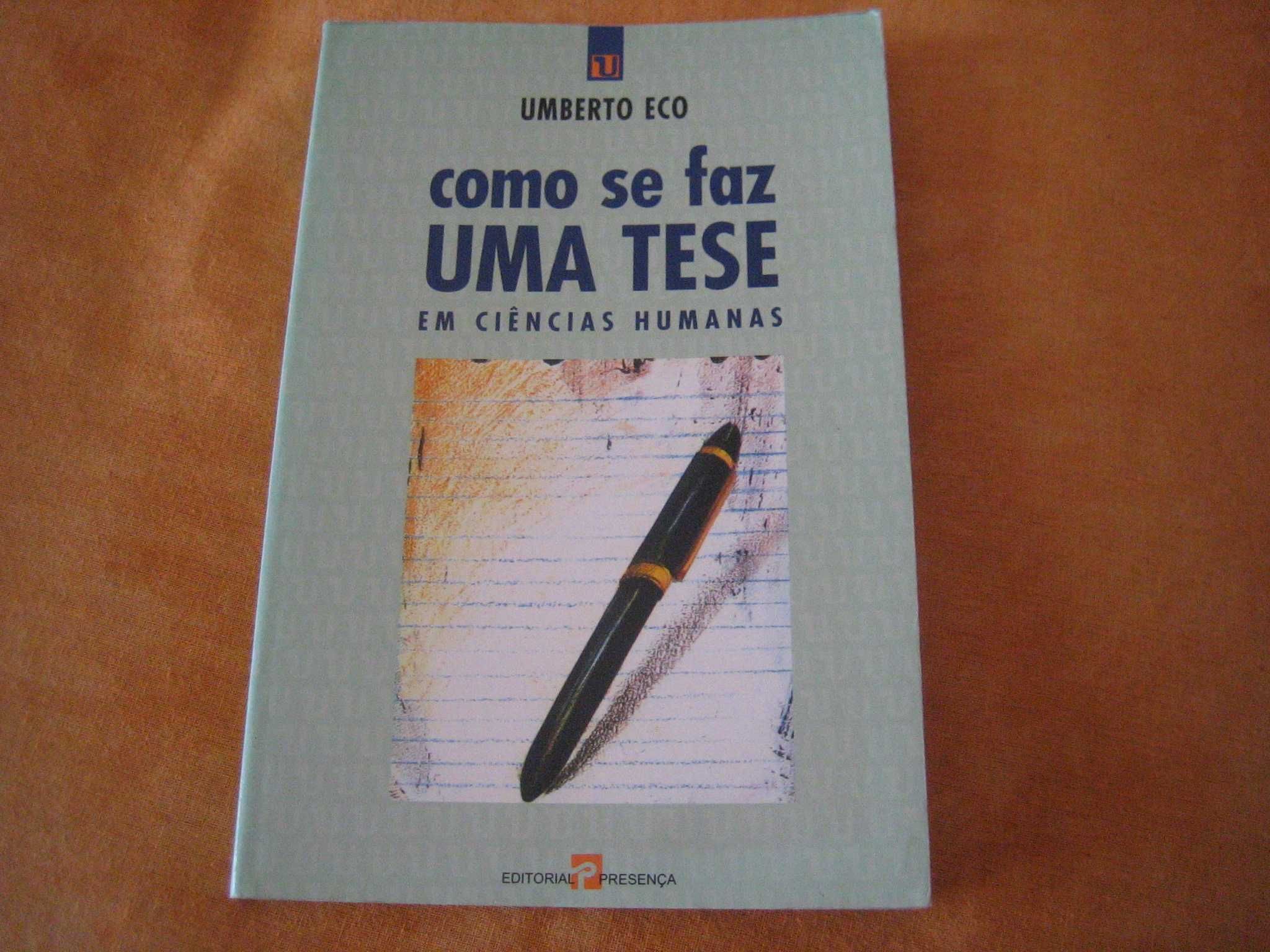 livro  "como se faz uma tese" e outros