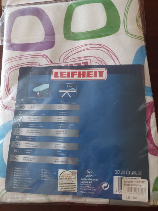 Capa tábua de engomar