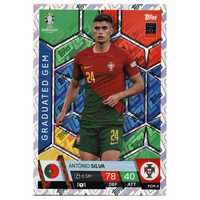 Karta Topps Euro 2024 Germany Antonio Silva Por 4 Graduated Gem