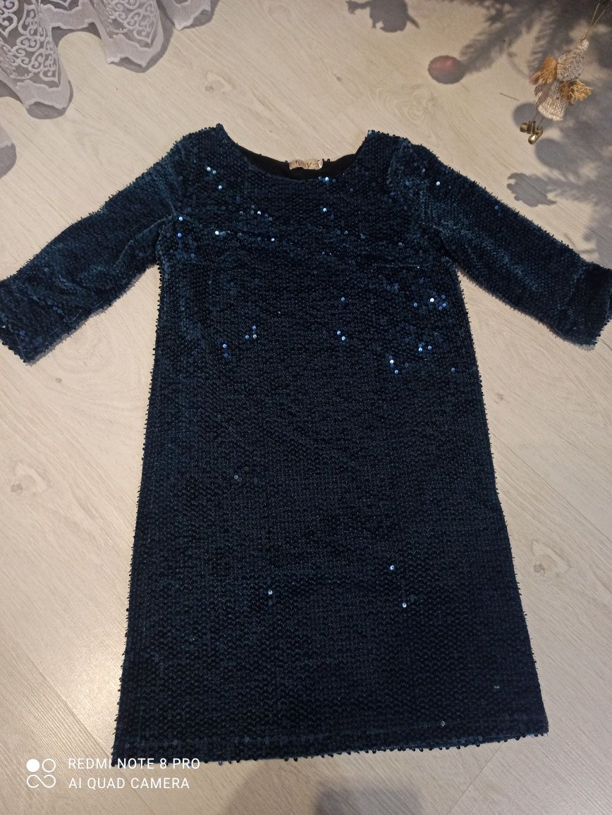 Новорічна Вечірня сукна в пайєтках XS/S