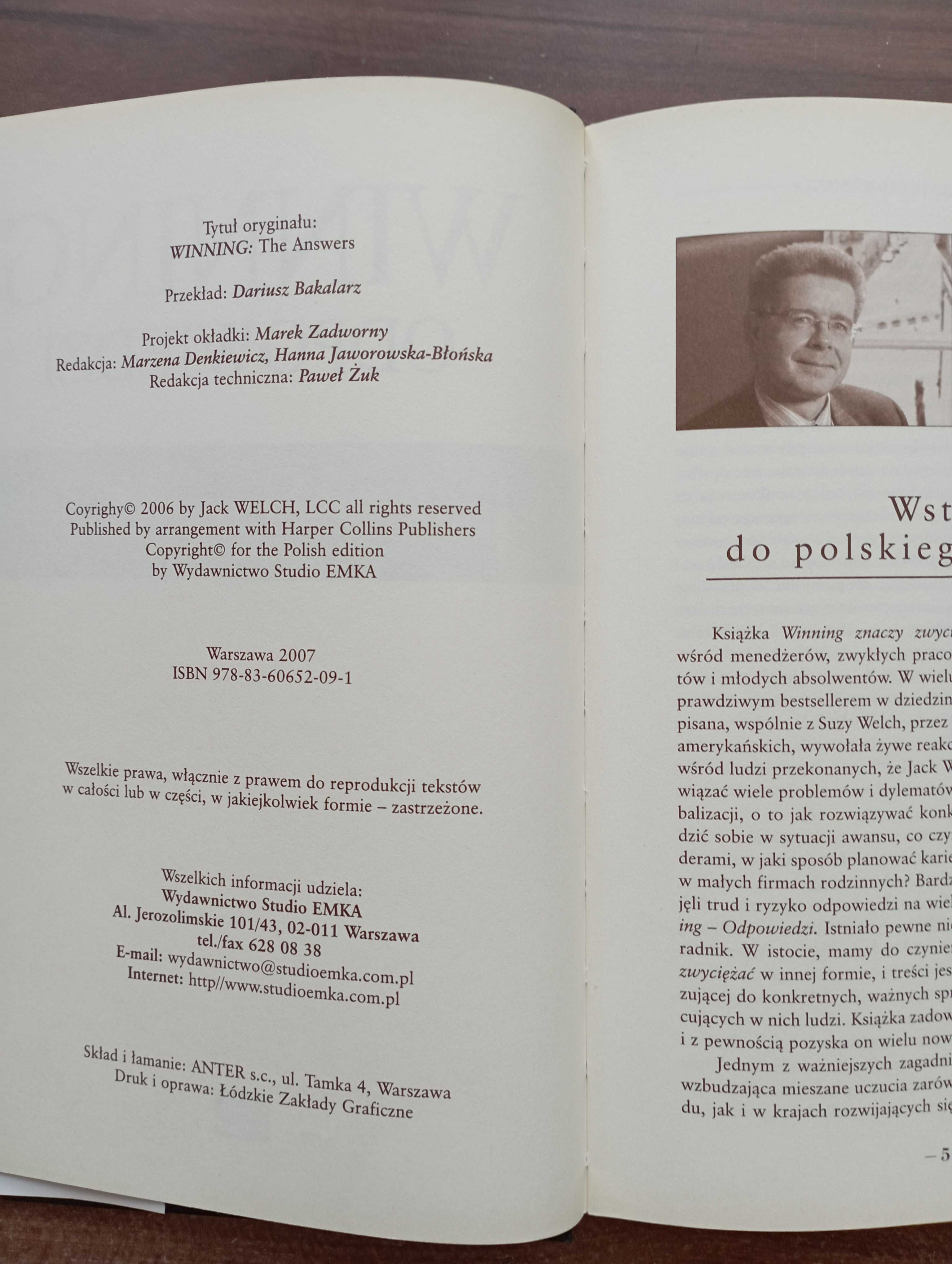 Winning Odpowiedzi Jack Welch, Suzy Welch
