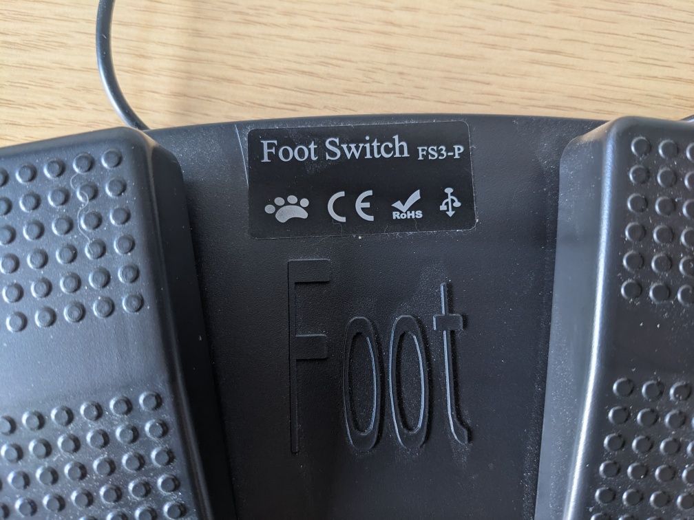 Pyatofyy FS3-P USB Triple Foot Switch