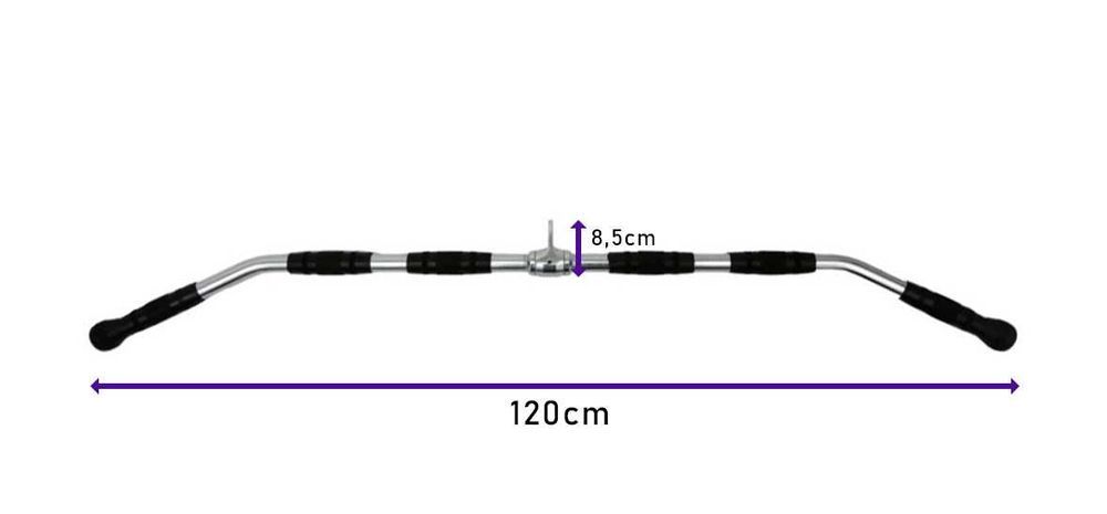 Uchwyt do atlasu wyciągu długi drążek łamany 120cm BD