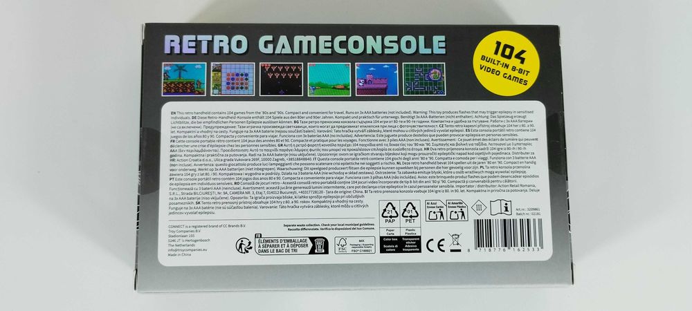 Retro Game Console Portátil - Selado