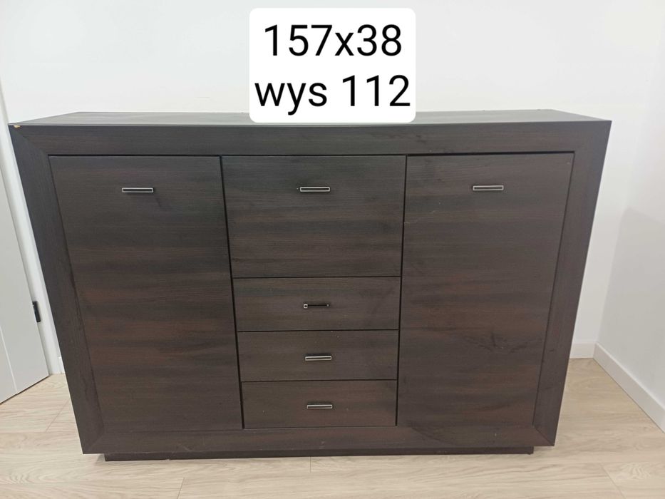 Meble do salonu kolor wenge