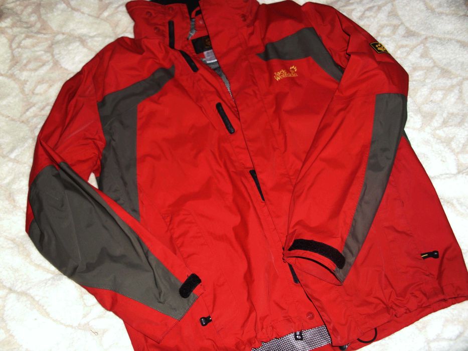 JACK WOLFSKIN membrana Texapore kurtka trekkingowa L + czapka DEVOLD