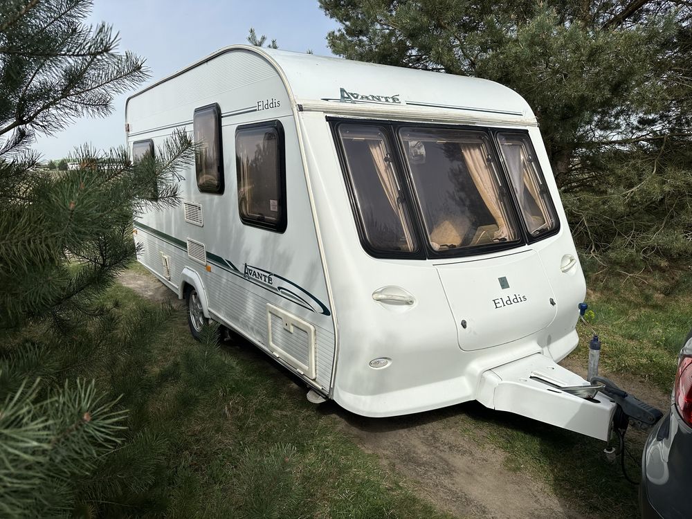 Kemping Elddis  5 osobowy super stan 2003 rok DMC 1100 kg przedsionek