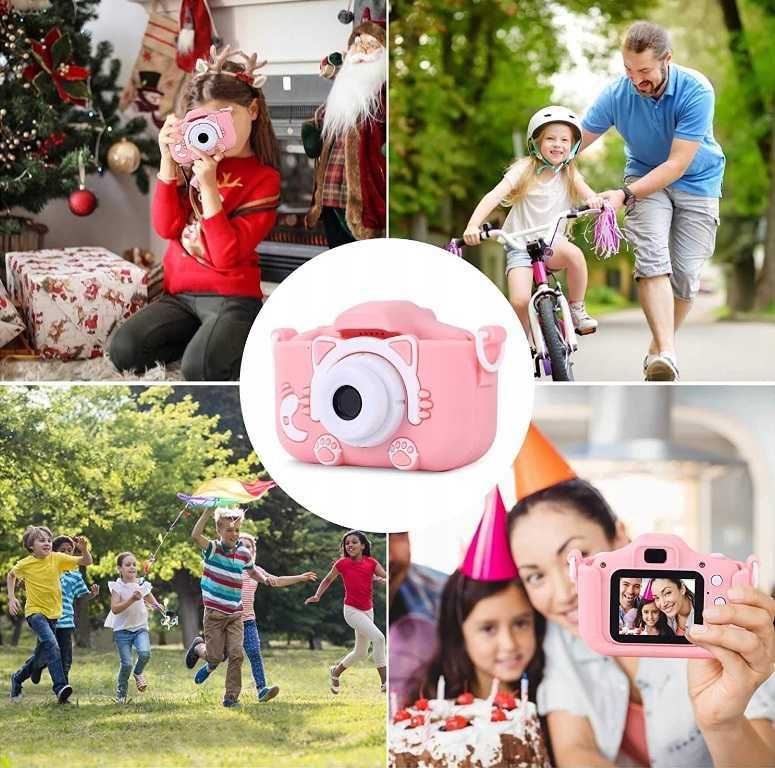 APARAT dla Dzieci CYFROWY Fotograficzny Kotek 4GB
