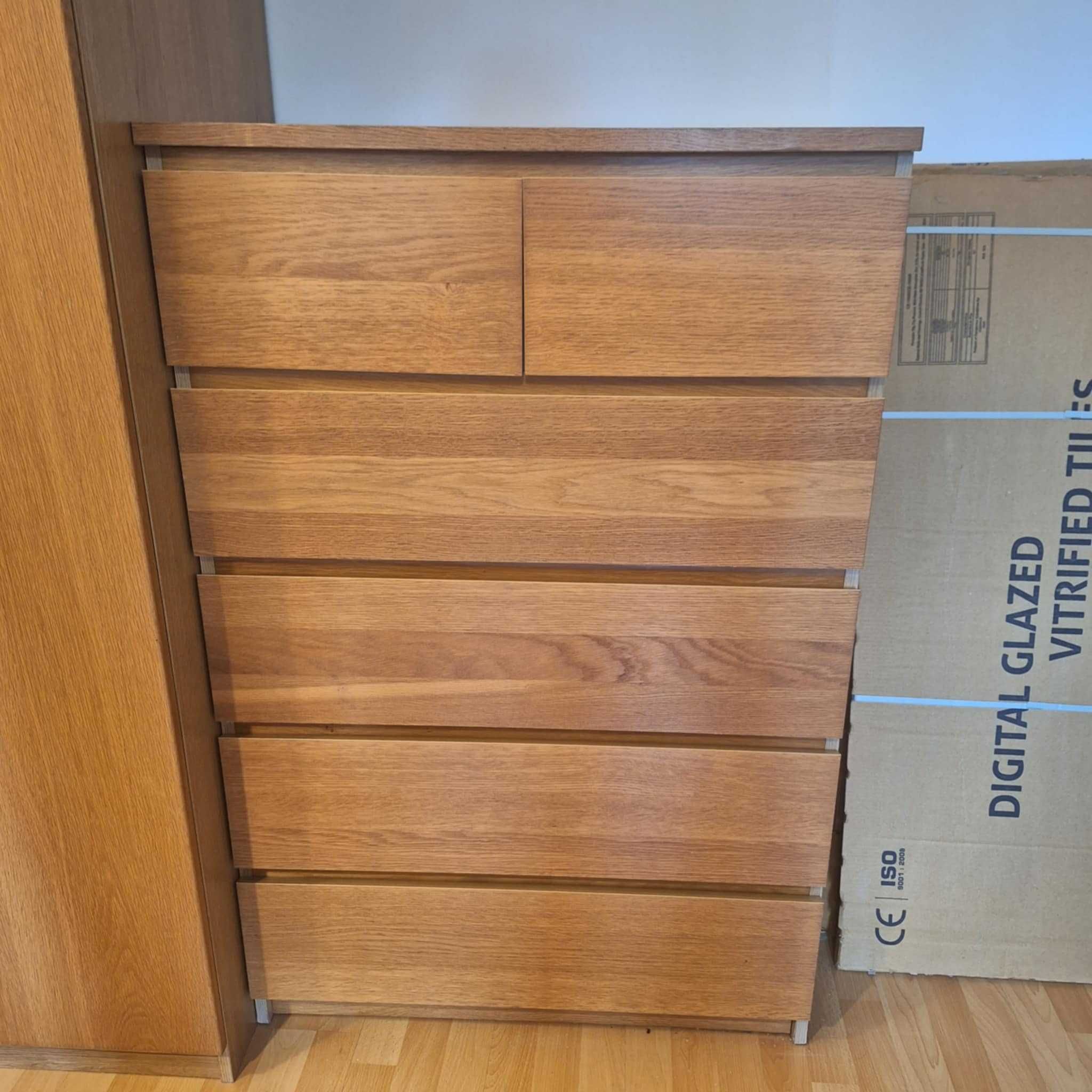 Ikea Malm komoda 6 szuflad TANIO