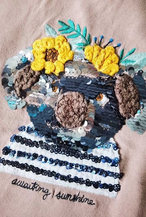 Bluzy dwie ZARA sweterek, owieczka, koala