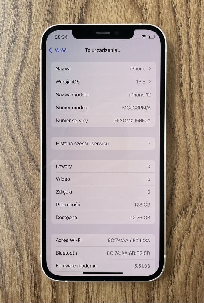 iPhone 12 128gb biały stan idealny