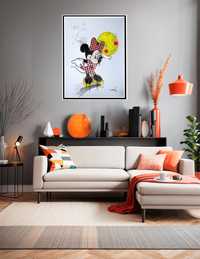 Díptico Mickey e Minnie do artista Utopia