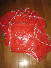 Coca-Cola torba plecak, worek na buty, do pakowania 45x35cm. Nowy