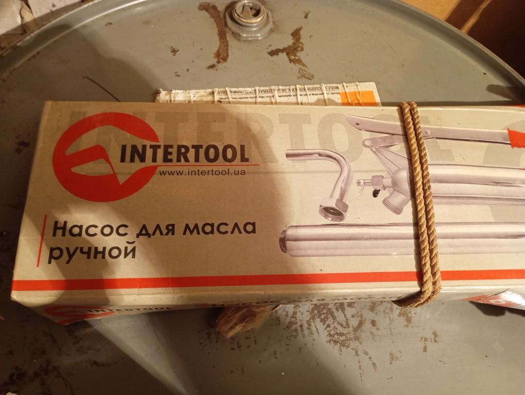 Бочка 200л + насос для перекачки масла або ДП