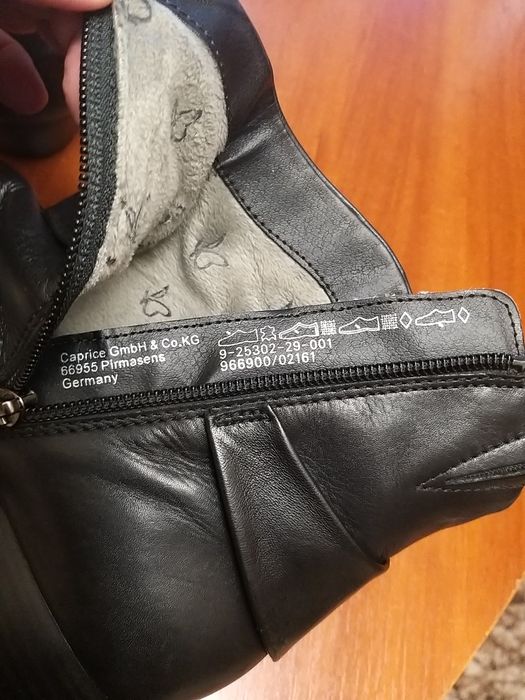 Ботинки кожаные женские 38 размер. Осень- весна.