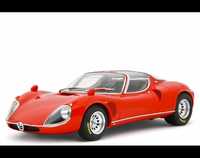 1:18 Laudoracing-Model Alfa Romeo 33 Coupe Stradale 1967 C Version red