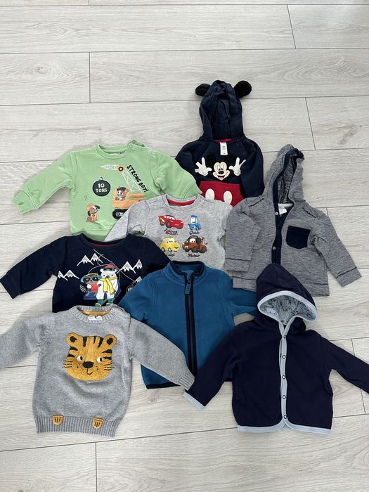 Paka ubranek niemowlęcych chłopięcych rozmiar 68 H&M Smyk C&A Lupilu