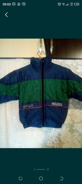 Курточка Adidas 122 р для хлопчика демісезонна весна осінь