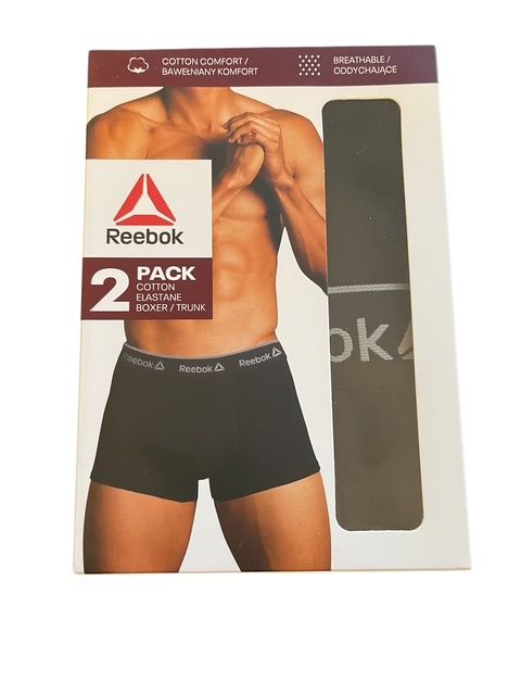 Reebok bokserki męskie Trunks Matias XXL czarne Nowe