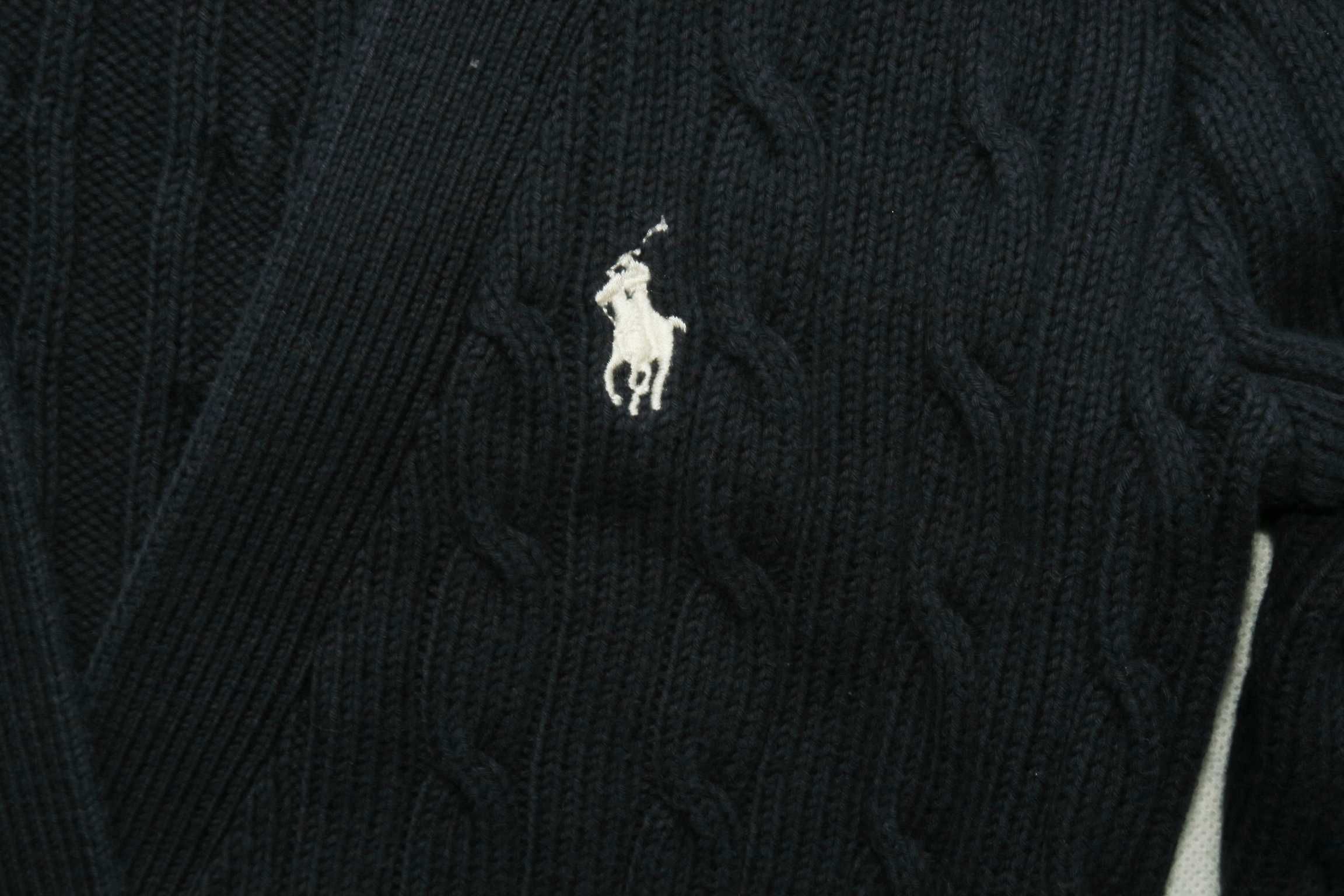 Ralph Lauren sweter kardigan damski warkocze S