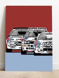 Poster Rally/WRC - Lancias Martini