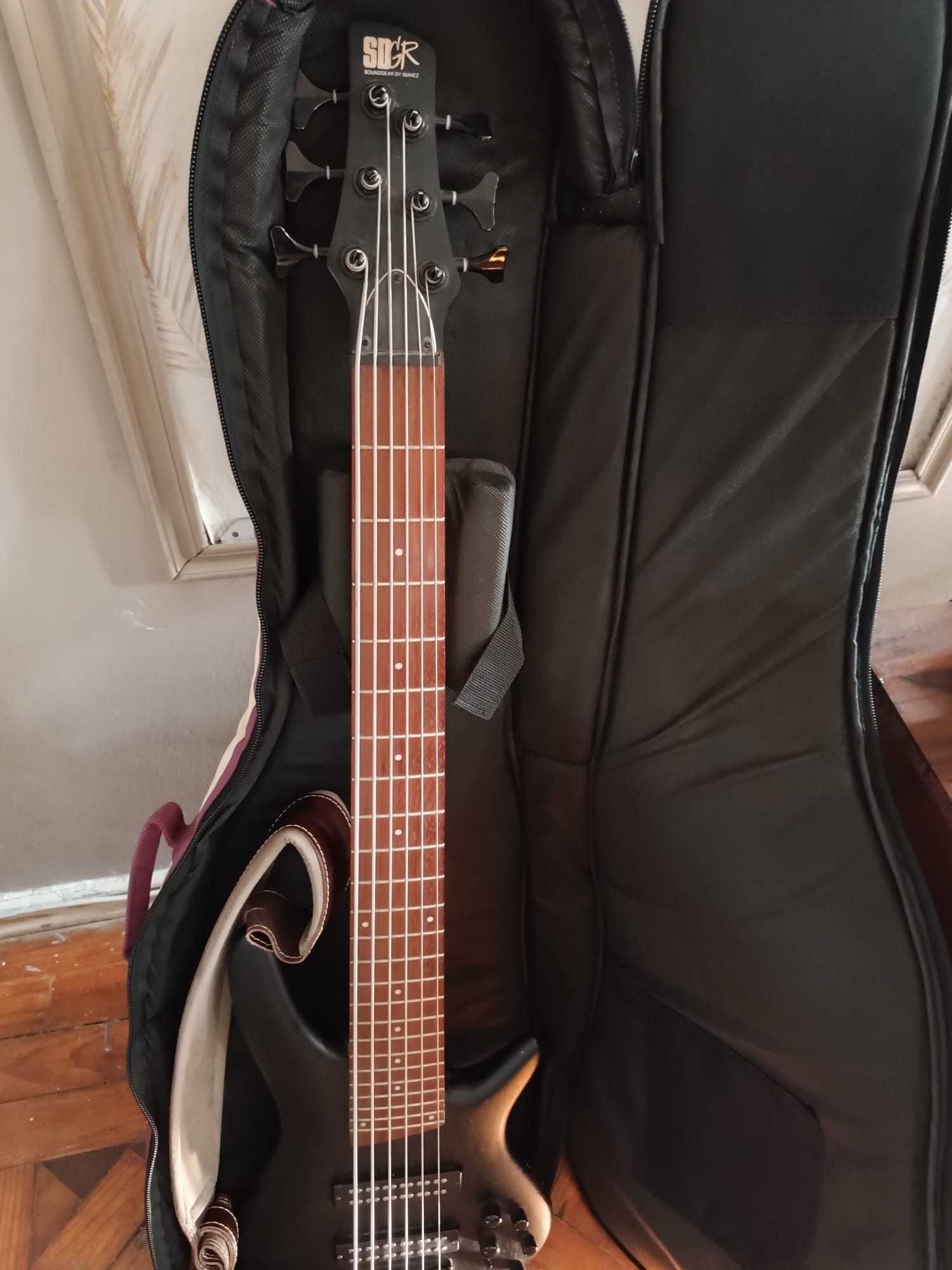 Baixo 6 Cordas SDGR Ibanez - SR306EB - Excelente som