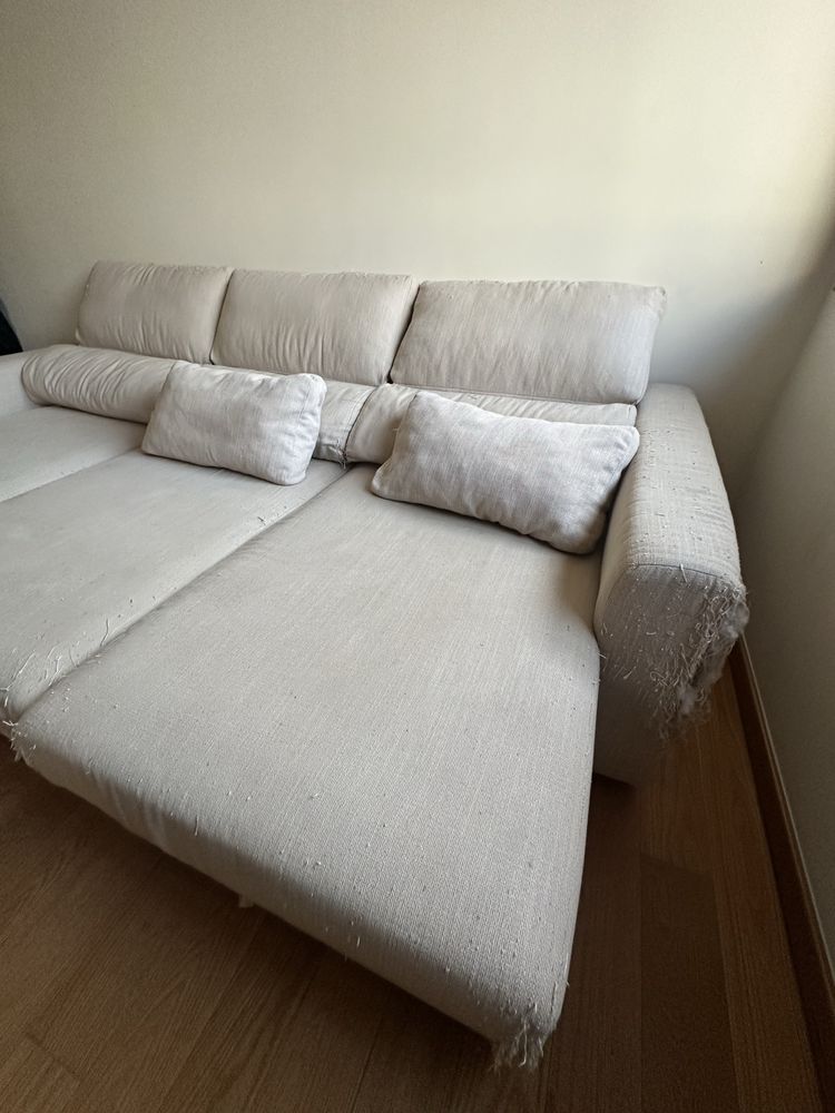 Sofá Ikea 3 lugares (cama) chaise longue usado 230€