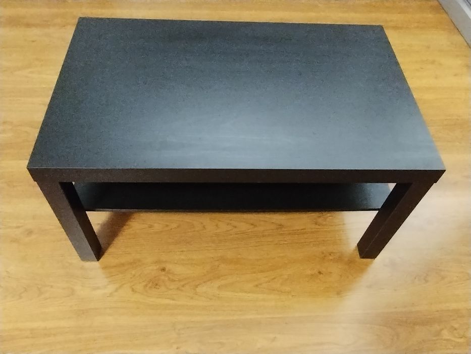 Stolik Lack Ikea czarny 90x55x45