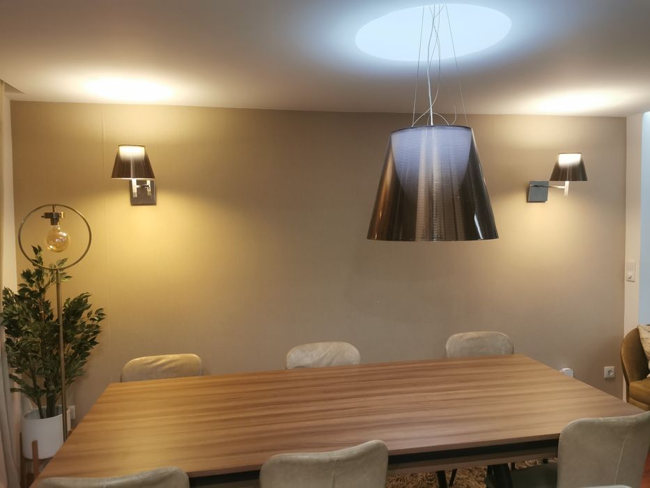 Candeeiro suspenso Flos Ktribe S2 + 2 candeeiros parede Philippe Star