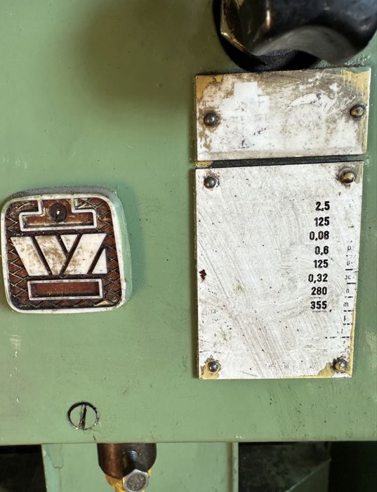 Prasa hydrauliczna stołowa WMW PYTE 2,5