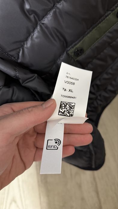Куртка пухова оригінал Stone Island Bio Based Nylon Ripstop Down, XL