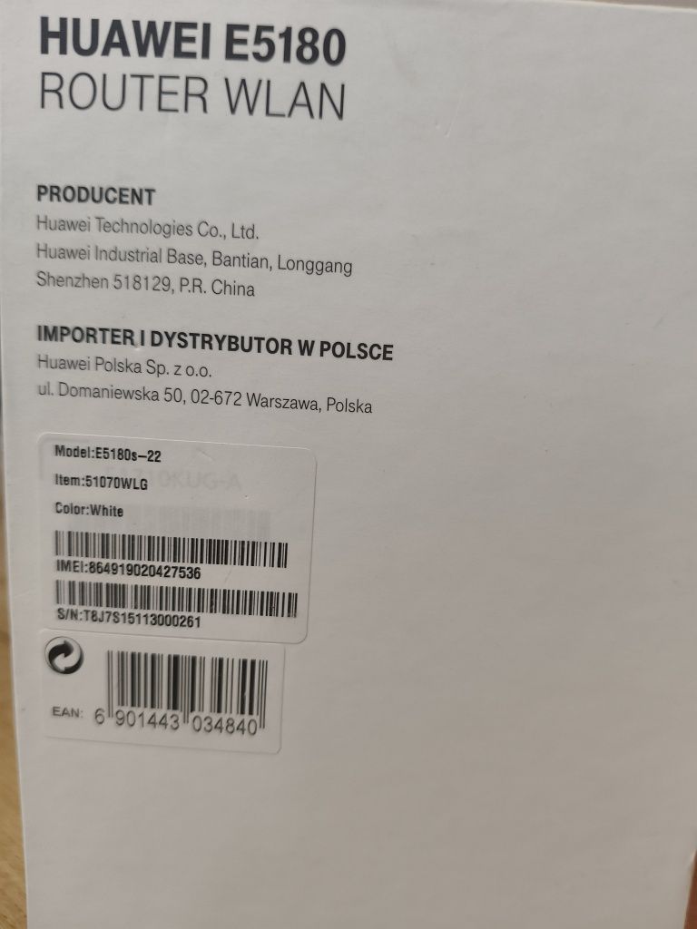 Router WLAN  Huawei E5180