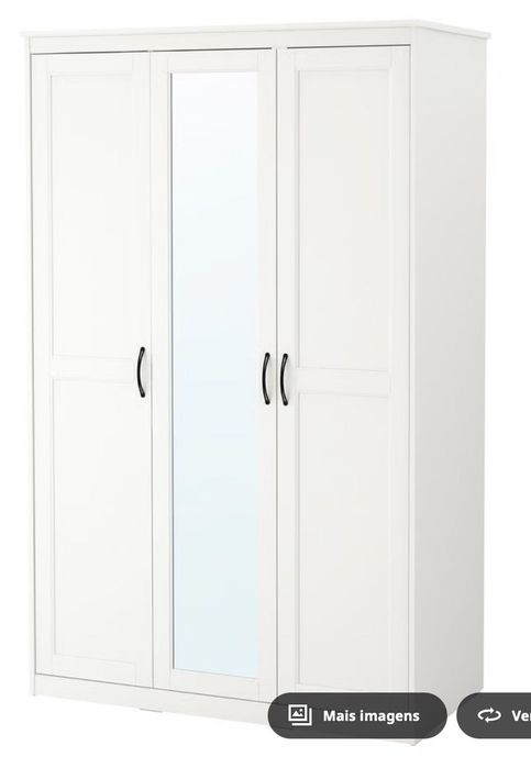 Roupeiro branco ikea SONGESAND