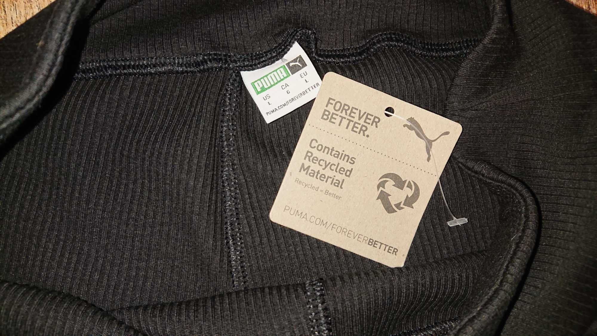13. Puma Classics Ribbed Damskie Krótkie Legginsy, Czarne Kolarki