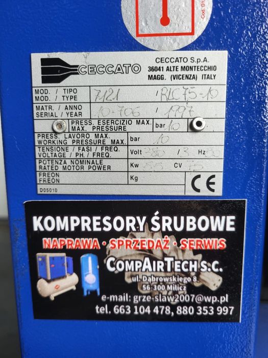Kompresor śrubowy Ceccato