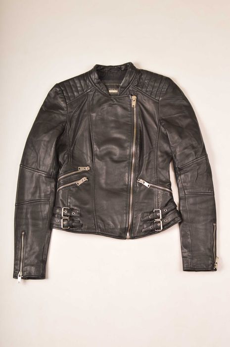 Шкіряна куртка косуха Zara Trafaluc