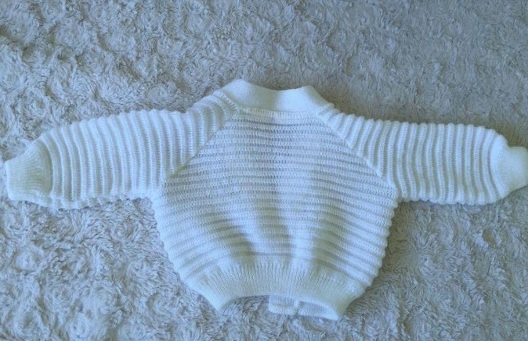 Śliczny nowy sweter, sweterek, chrzest