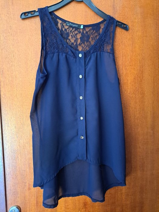 Blusa senhora com renda