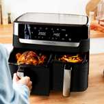 FRYTKOWNICA beztłuszczowa TEFAL air fryer - 2 SZUFLADY - mocna XXL
