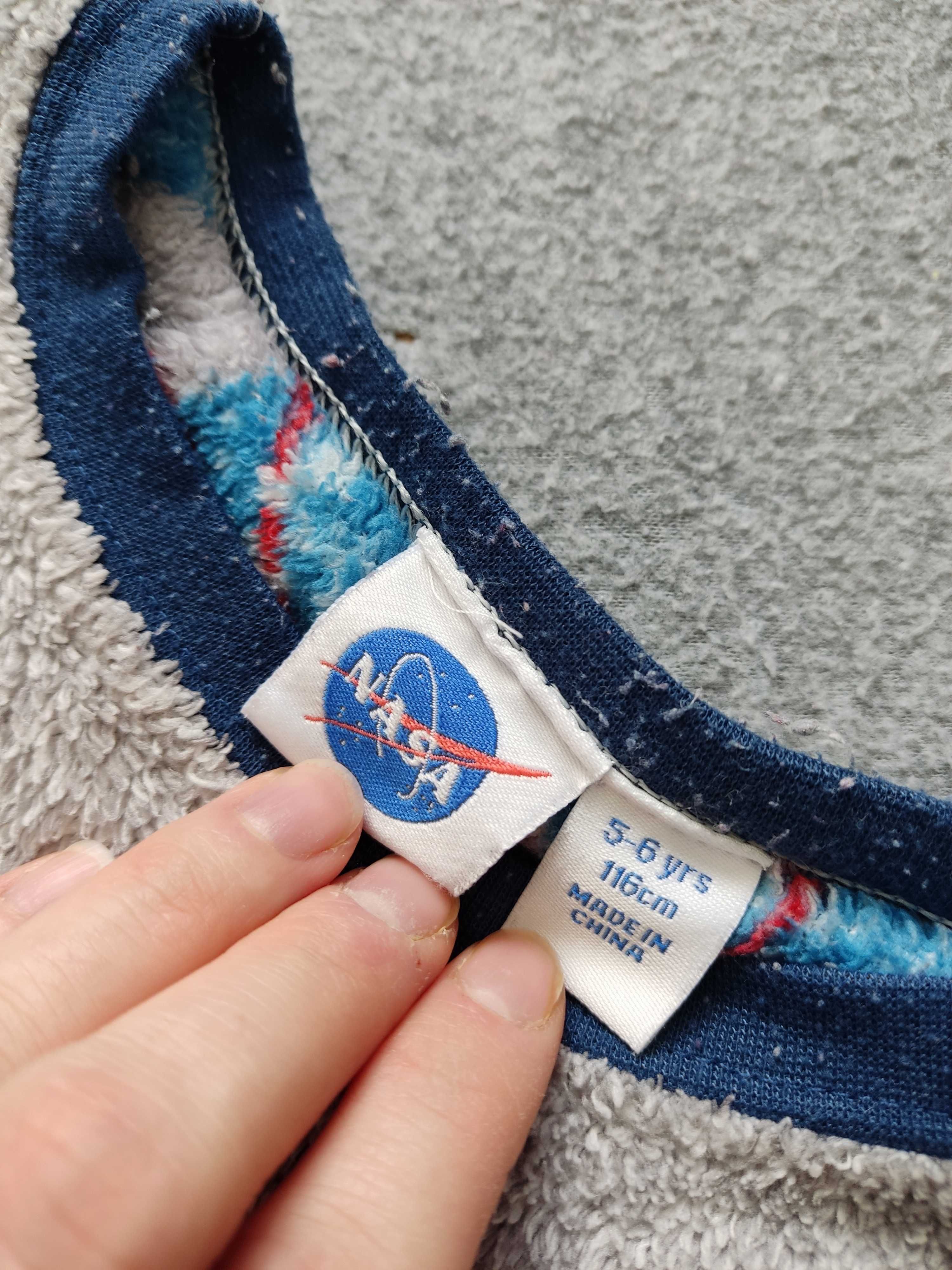 Bluza chłopięca polar szary NASA 116 5 6 lat Primark