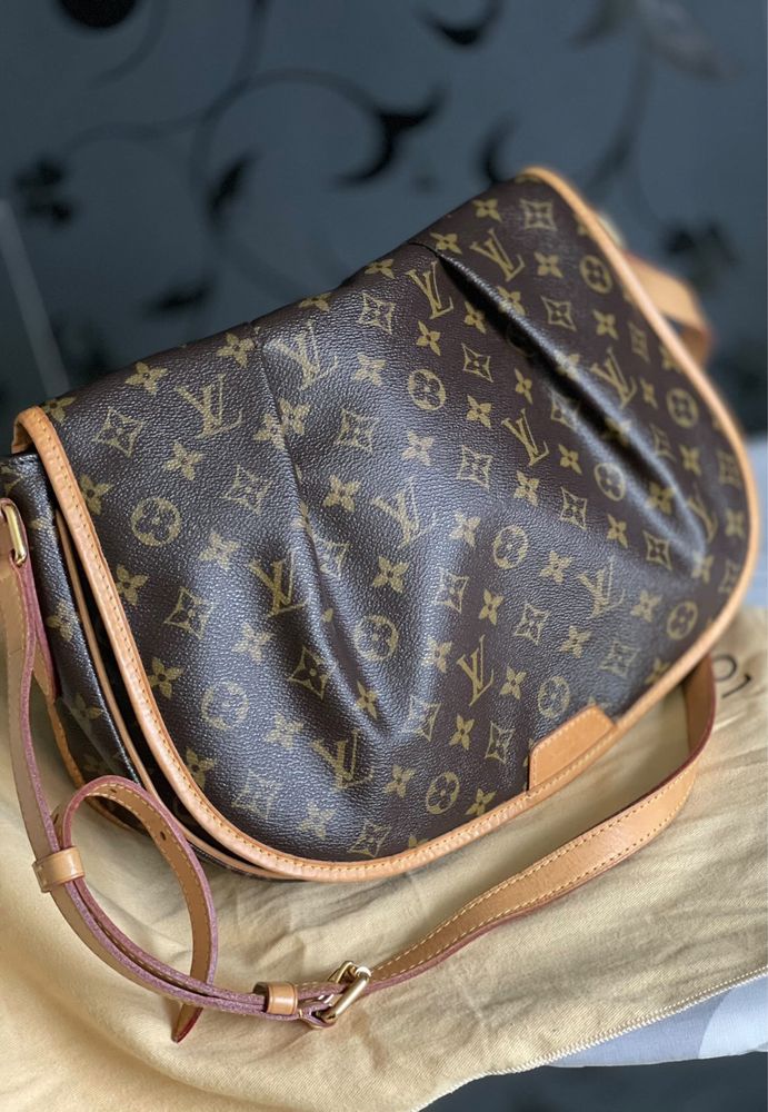 Listonoszka Louis Vuitton Menilmontant MM monogram oryginalna